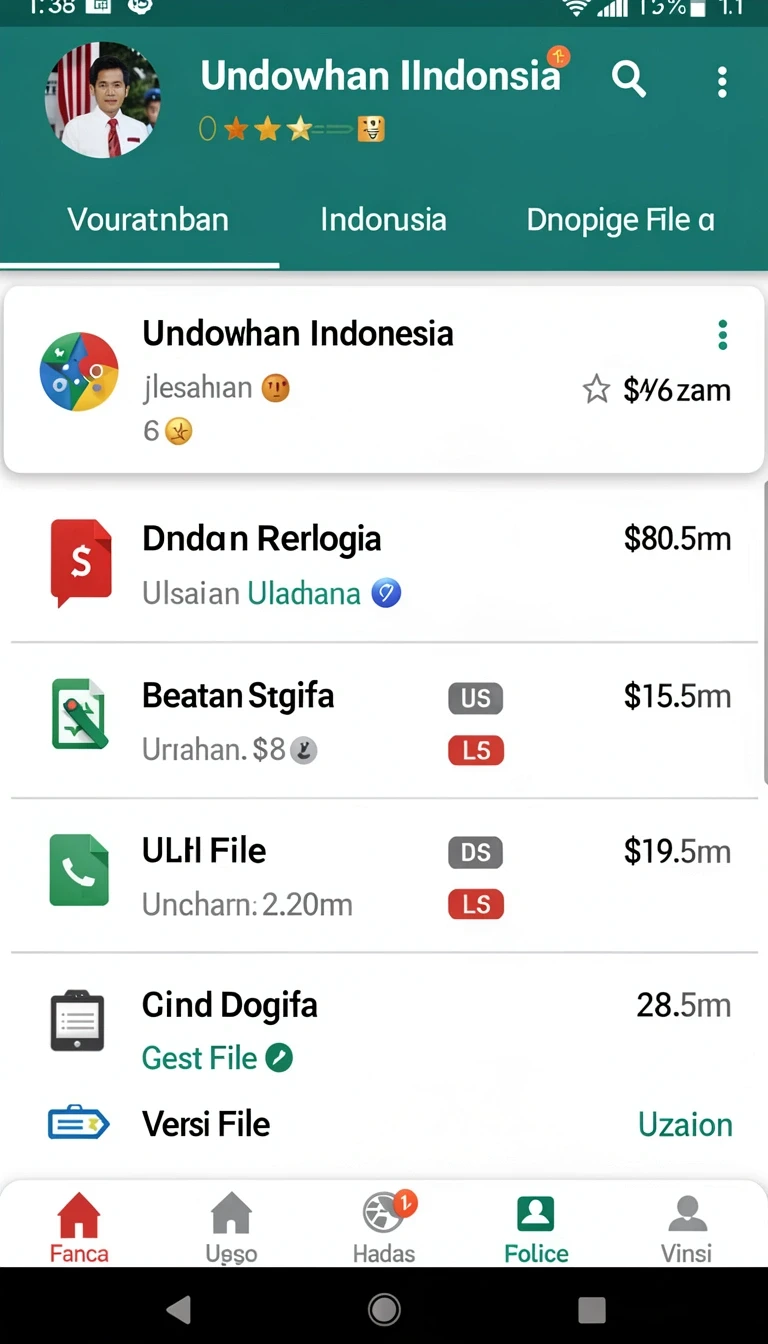 Tampilan utama aplikasi Review Aplikasi warungjackpot yang intuitif dan efisien.