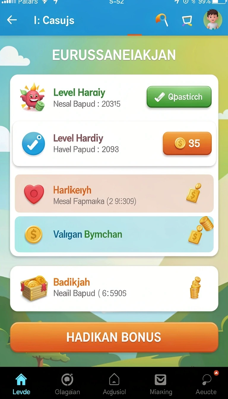 Tampilan utama aplikasi guatogel App APK Terbaru yang intuitif dan efisien.