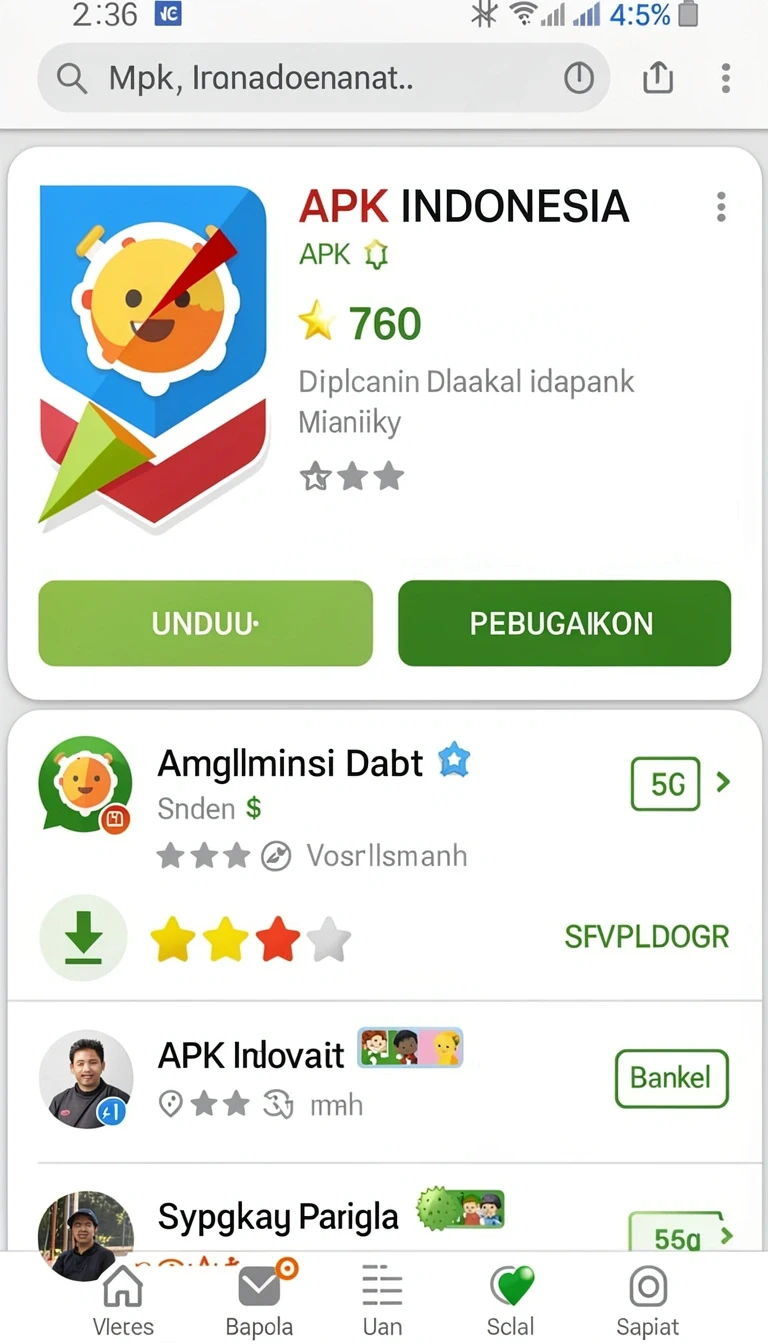 Tampilan utama aplikasi big777 App APK Terbaru yang intuitif dan efisien.